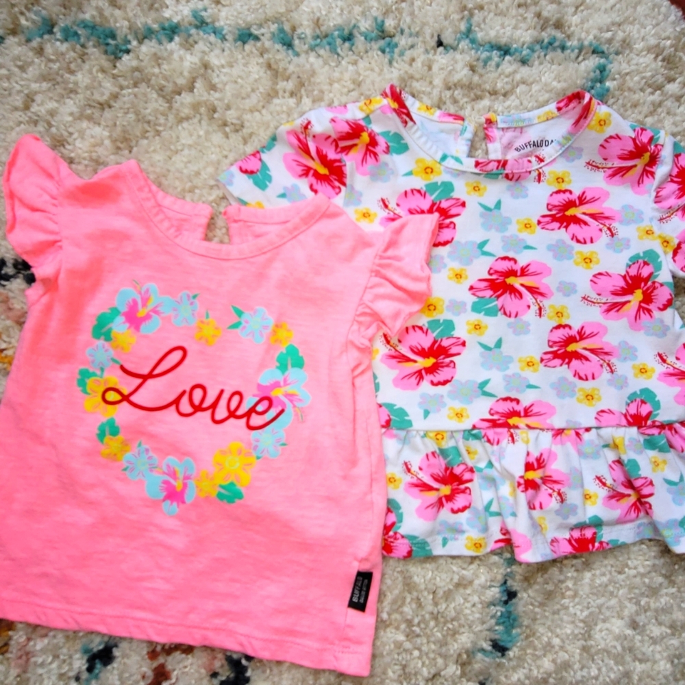 2 girls tops, size 2t